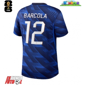 Francia Bradley Barcola #12 Primera Equipación Mundial 2026 Manga Corta
